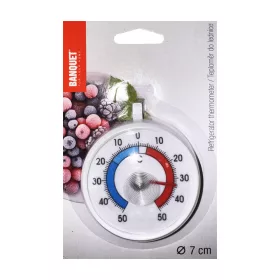 Hűtőhőmérő kerek 7 cm