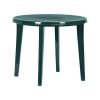 Kerti asztal, kerek, zöld