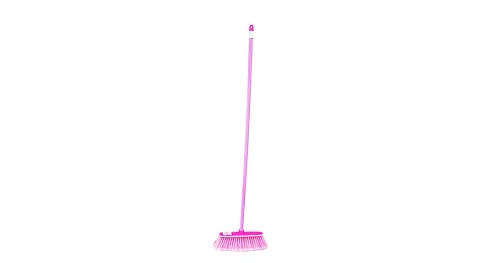 Partvis nyéllel színes pink csíkos