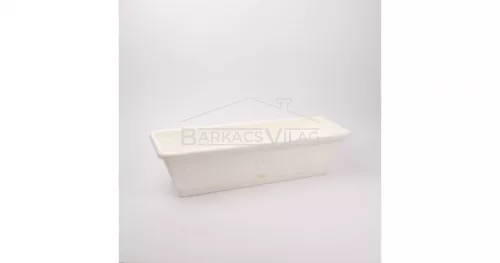 Dísz balkonláda, fehér, 100 cm