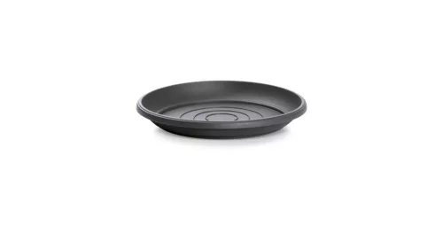 Virágcserép alátét dísz 14 cm antrac