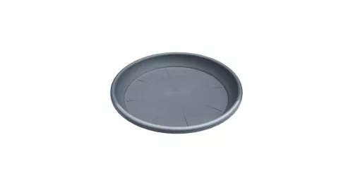Virágcserép alátét dísz 32cm antracit