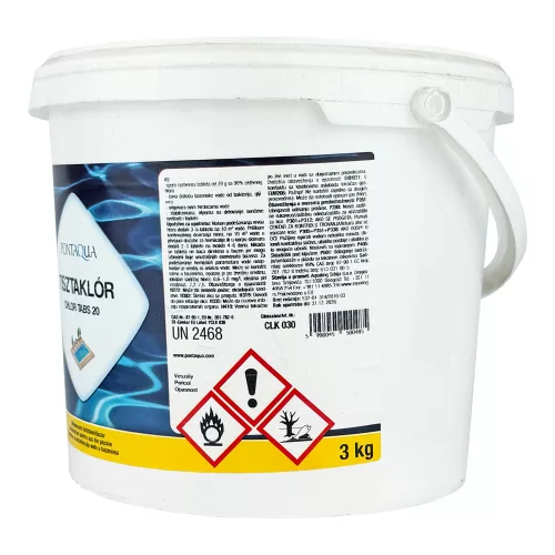 Tisztaklór Pontaqua 3kg (20 g/db)