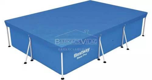 Solar medence takaró szögletes 4x2m