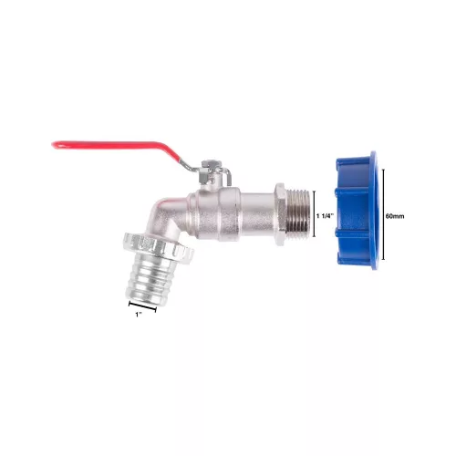 Csap - IBC tartályra szelep 1 1/4"