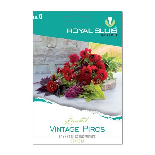 Vintage piros egynyári színkeverék Royal Sluis Limited