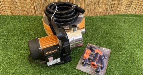 Kerti szivattyú szett Riwall PRO REJP 1000 INOX SET 1000 W