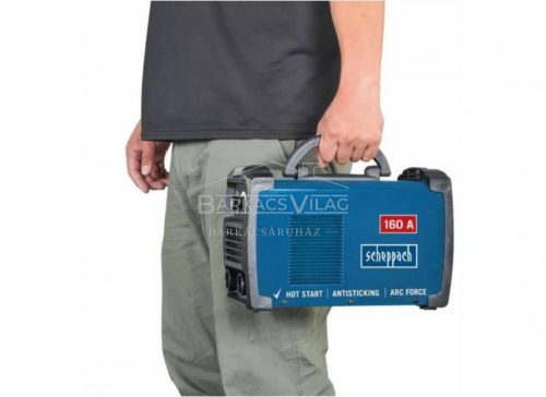 Hegesztő, inverteres, 160 A, Scheppach WSE1100