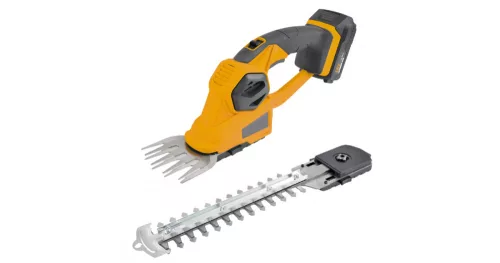 Fű és sövényvágó olló akkus 20 V-os Riwall PRO RASH 2020 SET
