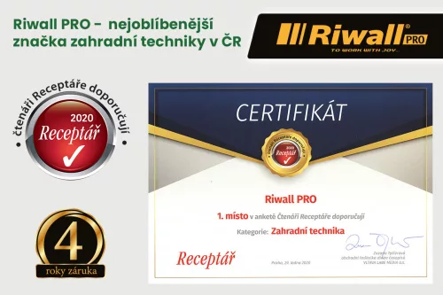 Motorolaj egészéves Riwall olaj 4-ütemű motorokba 1 L Riwall PRO E