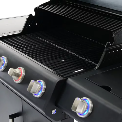 Gázüzemű grillsütő, 4+1 gázégővel, 17 kW Riwall RGG 41 EXL