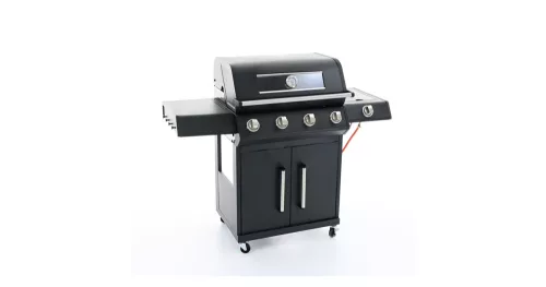 Gázüzemű grillsütő, 4+1 gázégővel, 17 kW Riwall RGG 41 EXL