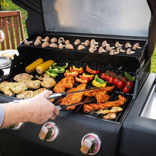 Gázos grillsütő 24 kW, 6+1 égőfej Riwall PRO RGG 61 EXL