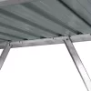Tűzifatároló lejtős tetővel 2 x 1,5 m (antracit) Riwall PRO RMWS 3x7 Anthracite