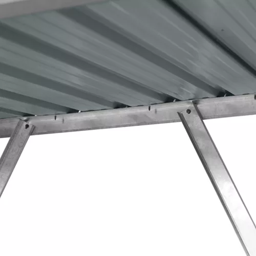 Tűzifatároló lejtős tetővel 2 x 1,5 m (antracit) Riwall PRO RMWS 3x7 Anthracite