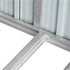 Tűzifatároló lejtős tetővel 2 x 1,5 m (antracit) Riwall PRO RMWS 3x7 Anthracite