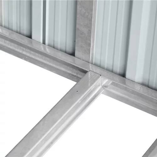 Tűzifatároló lejtős tetővel 2 x 1,5 m (antracit) Riwall PRO RMWS 3x7 Anthracite