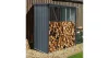 Tűzifatároló lejtős tetővel 2 x 1,5 m (antracit) Riwall PRO RMWS 3x7 Anthracite