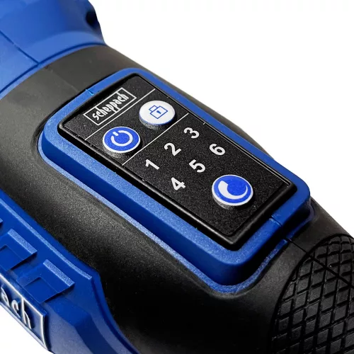 Akkus sarokcsiszoló indukciós motorral, 125 mm - IXES 20 V (akku és töltő nélkül) Scheppach BC-AG125-X