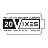 Akkus kézi körfűrész indukciós motorral IXES 20 V (akku és töltő nélkül) Scheppach BC-HCS165-X