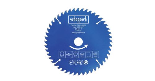 Körfűrészlap átmérő 165/20 mm, 48 fog Scheppach