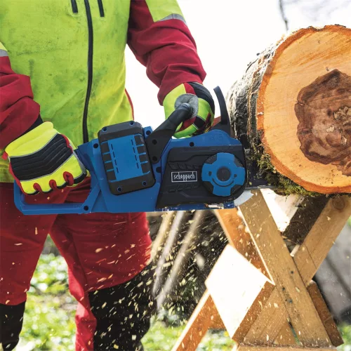 Akkumulátoros láncfűrész Scheppach BC-CS355DUO-X
