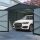 Fém garázs 3 x 6 m nyeregtetővel (antracit) Riwall PRO RMCG 20x10 Anthracite