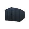 Fém garázs 3 x 6 m nyeregtetővel (antracit) Riwall PRO RMCG 20x10 Anthracite