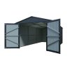 Fém garázs 3 x 6 m nyeregtetővel (antracit) Riwall PRO RMCG 20x10 Anthracite