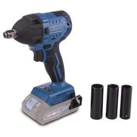   Akkus ütvecsavarozó 1/2", indukciós motorral IXES 20 V (akku és töltő nélkül) Scheppach BC-IW350-X