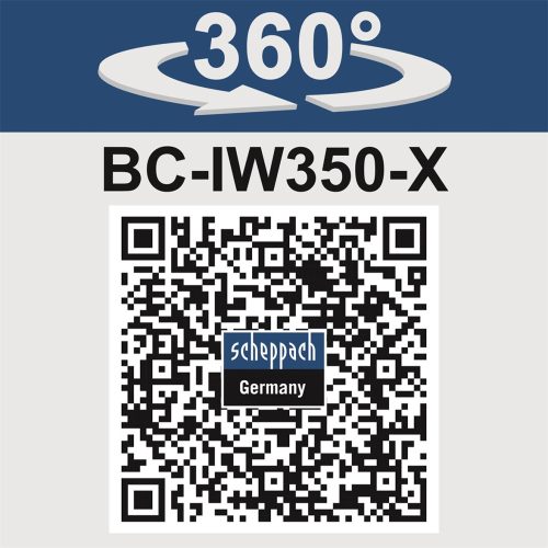 Akkus ütvecsavarozó 1/2", indukciós motorral IXES 20 V (akku és töltő nélkül) Scheppach BC-IW350-X