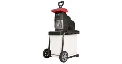 Ágaprító elektromos 3000 W motorral, átlátszó gyűjtőedénnyel, hengeres Scheppach GS 60