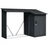 Tűzifatároló fészerrel 2,7 x 1,6 m (antracit) Riwall PRO RMWS 3x9 Anthracite