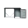 Tűzifatároló fészerrel 2,7 x 1,6 m (antracit) Riwall PRO RMWS 3x9 Anthracite