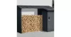 Tűzifatároló fészerrel 2,7 x 1,6 m (antracit) Riwall PRO RMWS 3x9 Anthracite