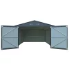 Fém garázs 3,86 x 6 m nyeregtetővel (antracit) Riwall PRO RMCG 20x13 Anthracite