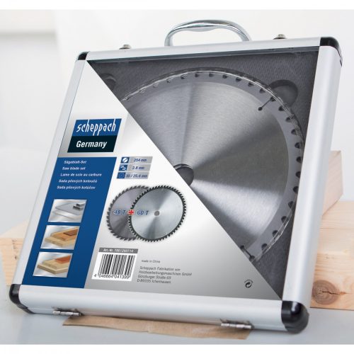 Fűrészlap szett 2 db 254 mm Scheppach
