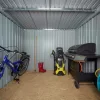 Fém kerti tároló 2,4 x 2,8 m lapostetővel (antracit) Riwall PRO RMSP 9x8 antracit LUX