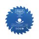 Körfűrészlap átmérő 165/20 mm, 24 fog Scheppach