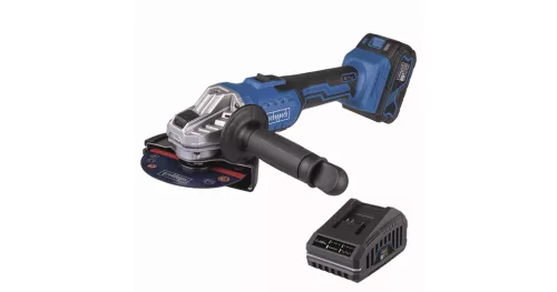 Akkus sarokcsiszoló,125 mm, IXES 20 V Scheppach C-AG125-X-L-SET