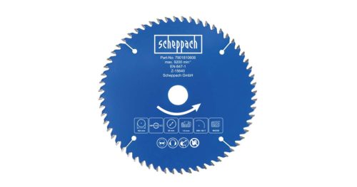 Körfűrészlap átmérő 165/20 mm, 60 fog Scheppach