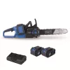 Akkus láncfűrész IXES 2x20V + 2x 4Ah akkumulátor + 4,5 A-es dupla töltő Scheppach BC-CS355DUO-X-SET XL2