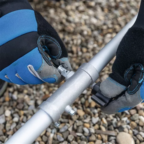 Akkus bozótvágó 2 az 1-ben IXES 2x20V + 2x 4 Ah akkumulátor + dupla töltő 2.4 A Scheppach BC-BCH380/40-X-SET L2