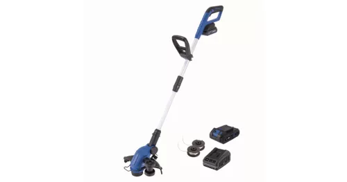 Akkus szegélynyíró IXES 20V (2Ah akkuval és 2,4A töltővel) Scheppach C-LT300-X-SET S