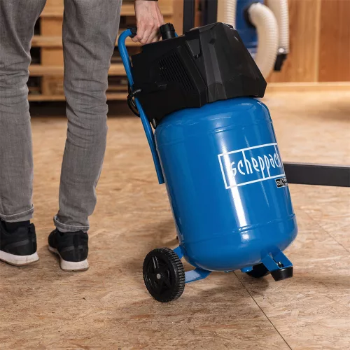 Olajmentes vertikális kompresszor 30 l Scheppach HC 35 V