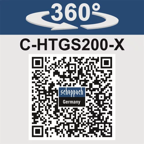 Akkus fű- és sövényvágó olló Scheppach C-HTGS200-X