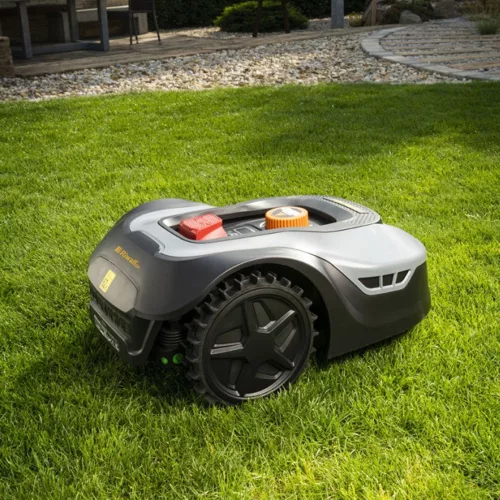 Akkumulátoros robotfűnyíró 900 m2, WiFi és Bluetooth vezérlési lehetőséggel Riwall PRO RRM 950 APP