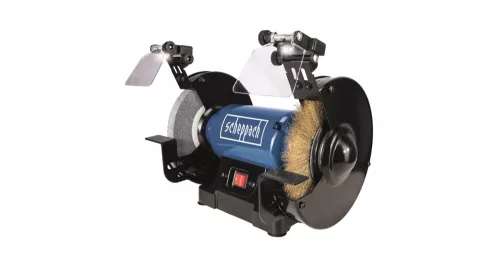 Kettős köszörű kefekoronggal Scheppach SM 200 LB