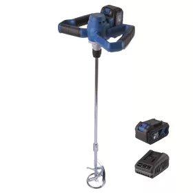   Akkus építőanyag-keverő indukciós motorral IXES 20V (4Ah akkuval és 2,4A töltővel) Scheppach BC-PMX100-X-SET L