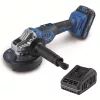 Akkus sarokcsiszoló indukciós motorral IXES 20V (2Ah akkuval és 2,4A töltővel) Scheppach BC-AG125-X-SET S